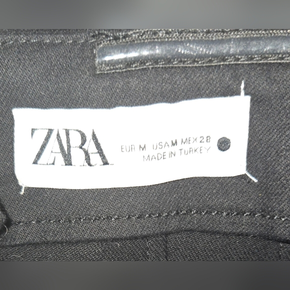 Zara Black Strapless Midi Dress - Picture 7 of 7